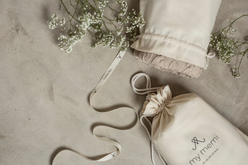 Kocyk ze 100% wełny merino powder pink Lines - premium collection