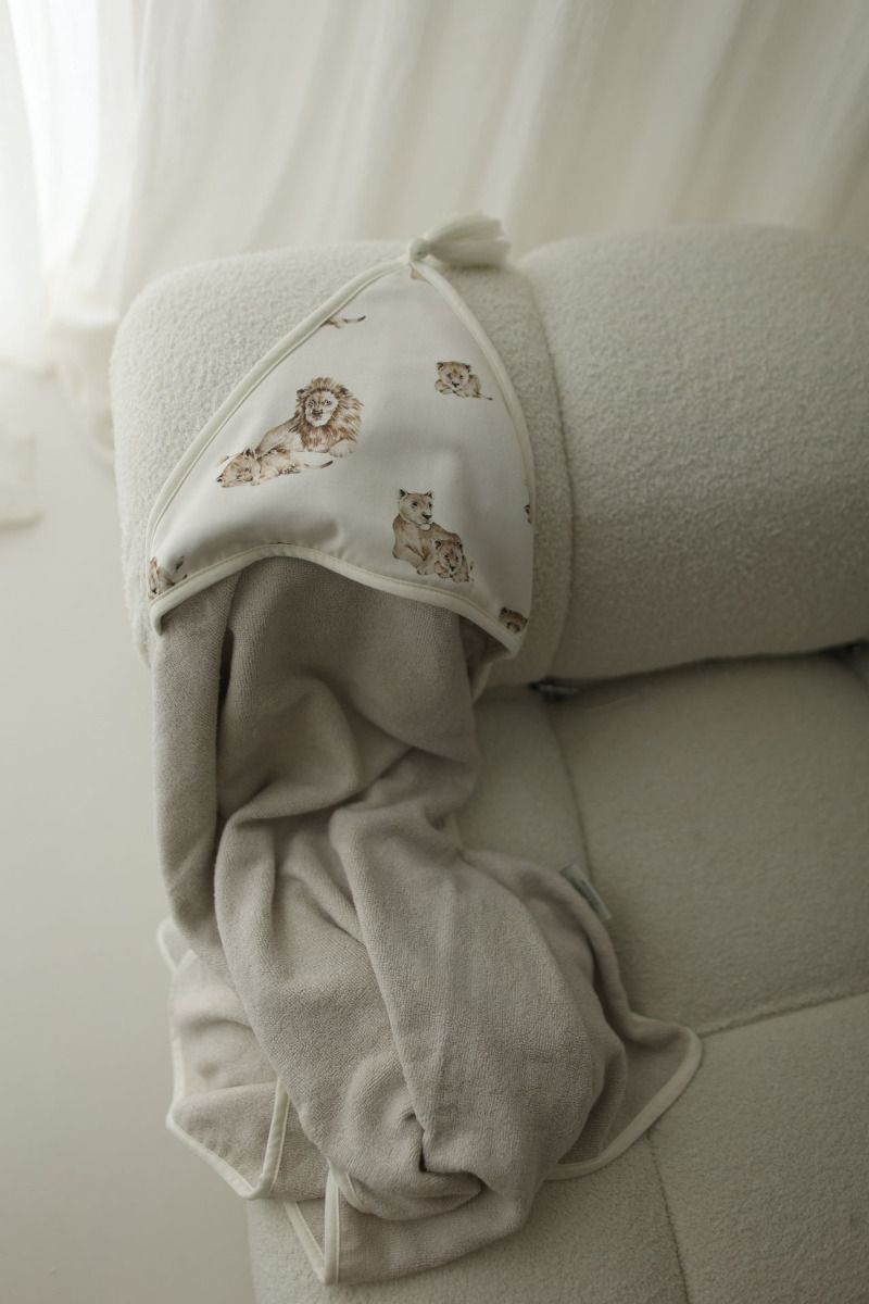 Bambusowa pieluszka muślinowa 65x65 - lions