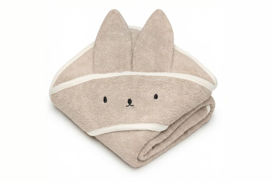 Bambusowy ręcznik beige - rabbit