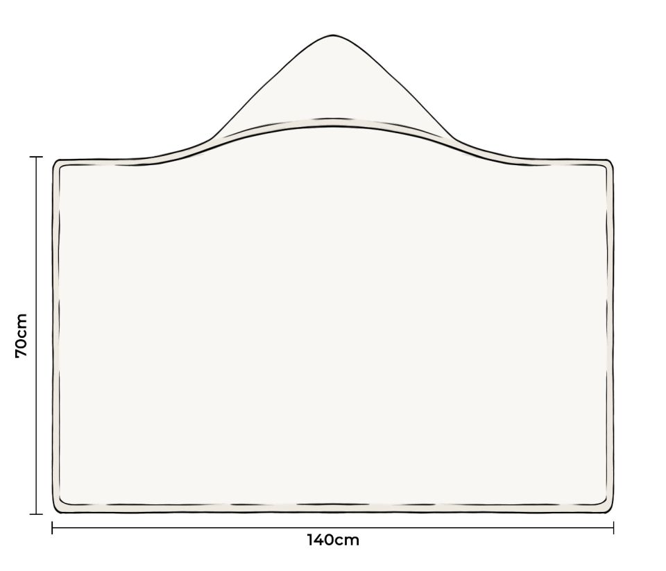 Bambusowy duży ręcznik- bells