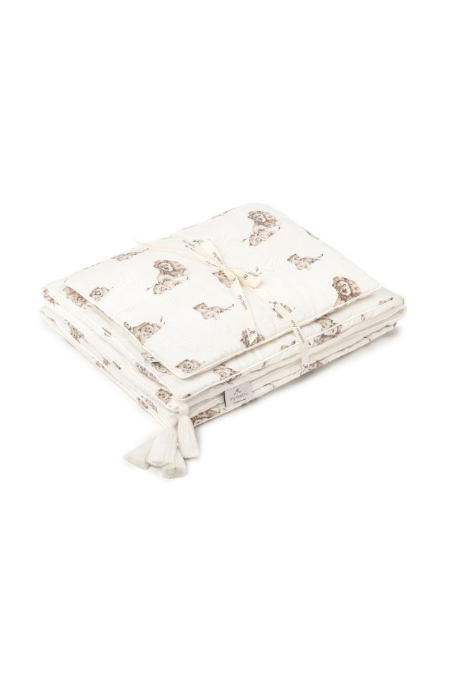 Bambusowa pościel z wypełnieniem 75x95 - lions