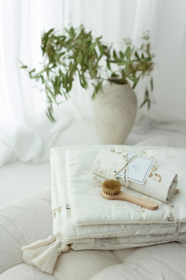 Bambusowa pościel z wypełnieniem 75x95 - alpacas OUTLET