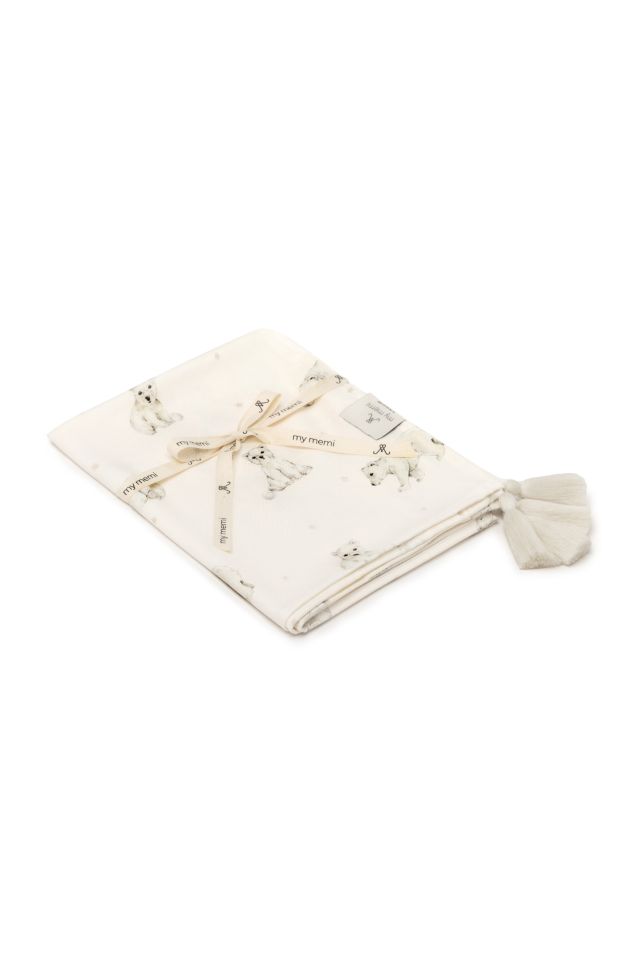 Bambusowy otulacz 100x120 - little bears