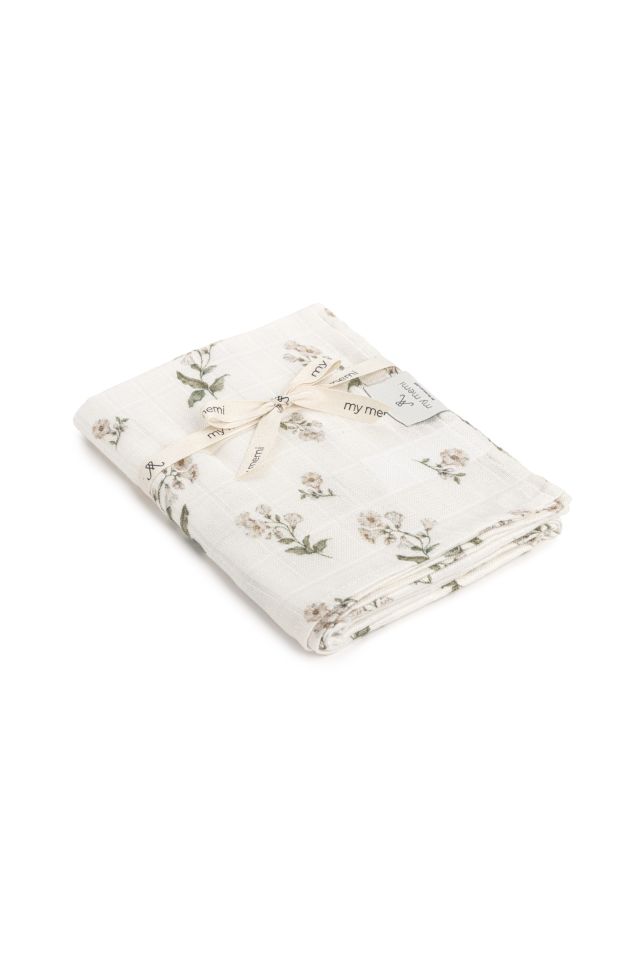 Bambusowy otulacz muślinowy 120x120 - bells OUTLET