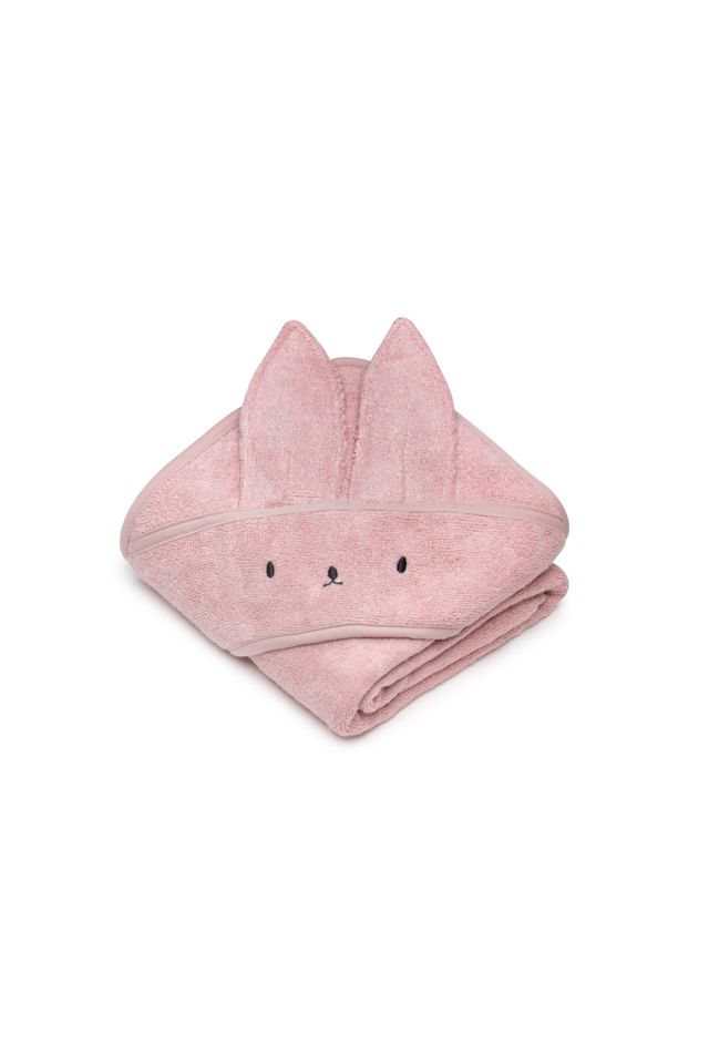 Bambusowy ręcznik powder pink - rabbit