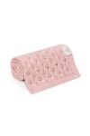 Ażurowy kocyk bambusowy 80x100 powder pink (jasny róż) MY MEMI OUTLET