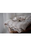 Bambusowy kocyk powder pink 80x100 - feather OUTLET - MY MEMI