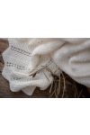 Bambusowy kocyk powder pink 80x100 - feather OUTLET - MY MEMI