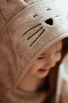 Bambusowy duży ręcznik beige (beżowy) - cat MY MEMI OUTLET