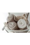 Bambusowy kocyk light grey (jasny szary) 80x100 – fir MY MEMI