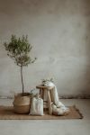 Kocyk ze 100% wełny merino grey Pearl - premium collection - MY MEMI OUTLET
