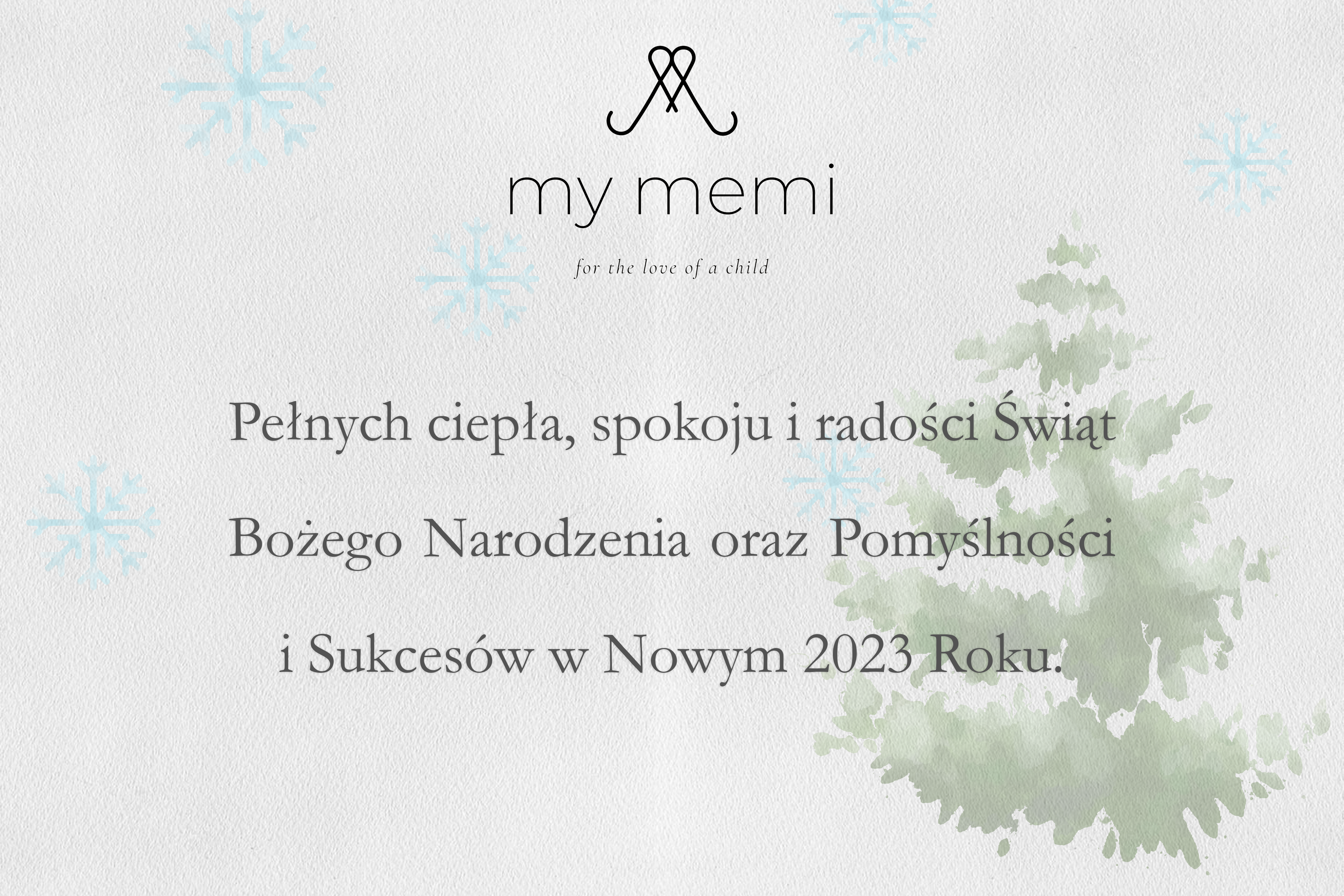 MY MEMI - Życzenia Świąteczno - Noworoczne 2023